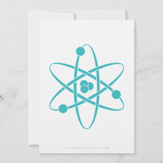 Forces attractives en Faire-part de mariage turquo (Dos)