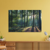 Forces | Black Forest Germany Canvas Afdruk (Insitu (Woonkamer))