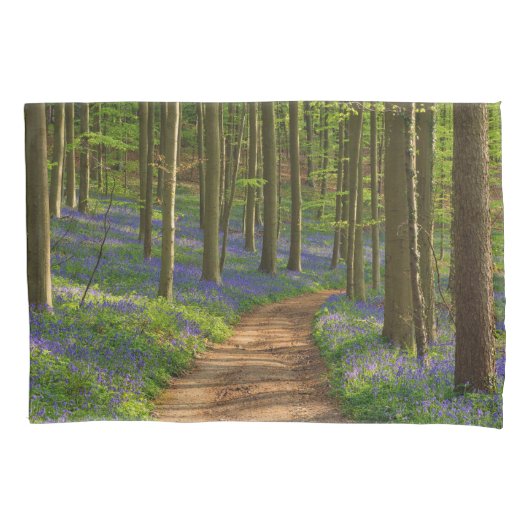 Forces Bluebell Forest in België Kussensloop (Voorkant)