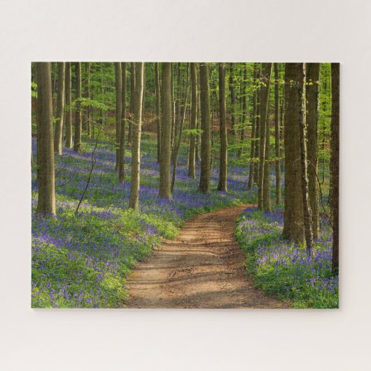 Forces Bluebell Forest in België Legpuzzel (Horizontaal)