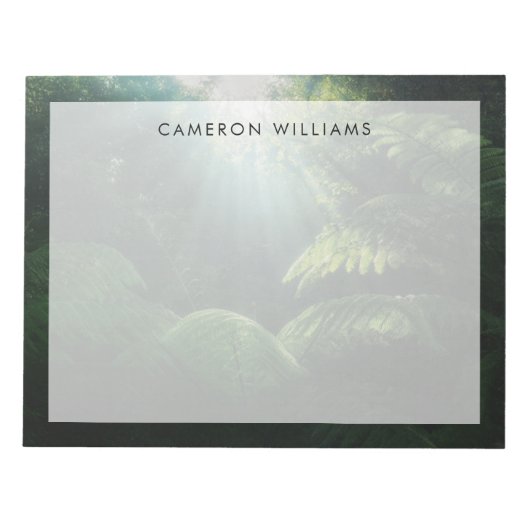 Forces | Ferns in Rainforest Notitieblok (Voorkant)