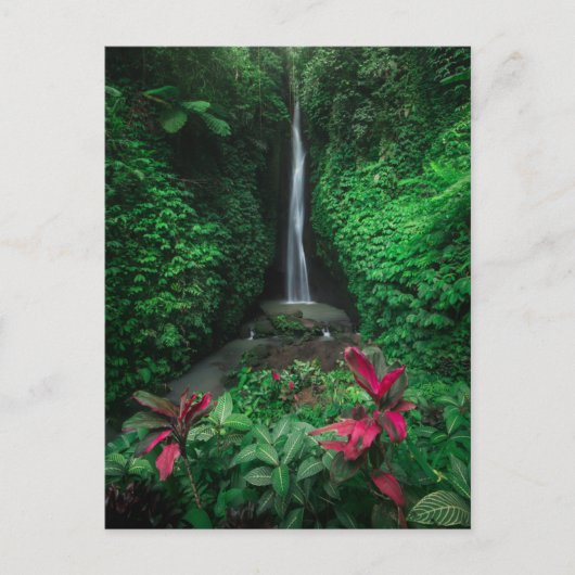 Forces | Leke Leke Waterfalls in Bali Briefkaart (Voorkant)