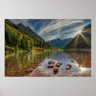 Forces Maroon Bells Colorado Poster