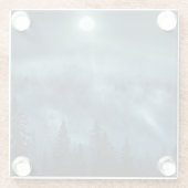 Forces | Moonlit Forest Glazen Onderzetter (Achterkant)