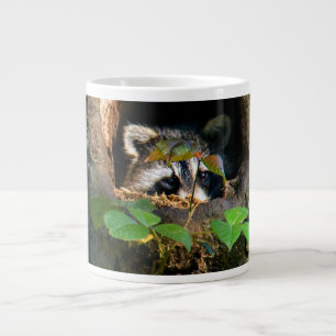 Forces   Raccoon Peeking Extra Grote Beker