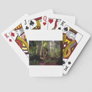 Forces Redwood Forest California Pokerkaarten
