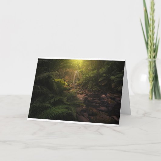 Forces | Sunlight Highlights Waterfall Kaart (Voorkant)