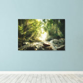 Forces | Tropical Jungle Forest Canvas Afdruk (Insitu (Houten vloer))