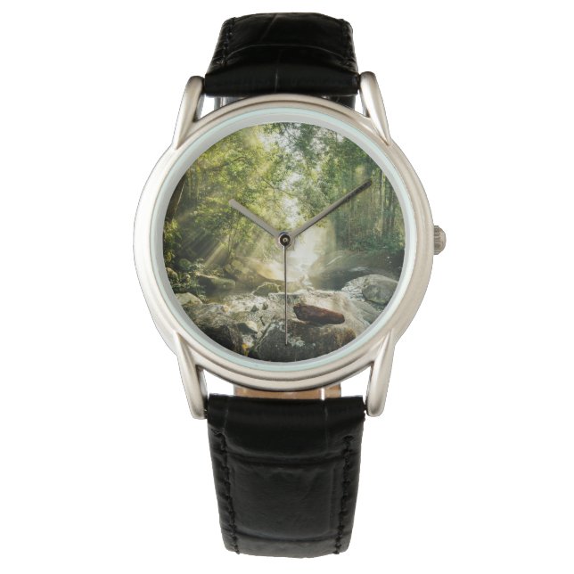 Forces | Tropical Jungle Forest Horloge (Voorkant)