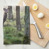 Forces Woodlands & Red Deer Theedoek (Quarter Fold)