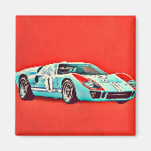 Ford GT40 Magneet (Voorkant)