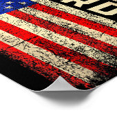 Ford Last Name Shirt Ford Name American Flag Poster (Hoek)