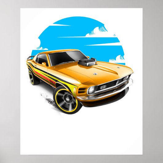 ford mustang poster (Voorkant)
