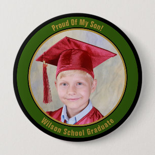 Ford van uw Afstuderen groene goudfoto-Button Ronde Button 4,0 Cm