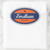 Fordham Ovale Sticker (Tas)