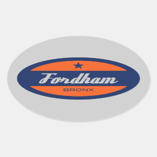 Fordham Ovale Sticker