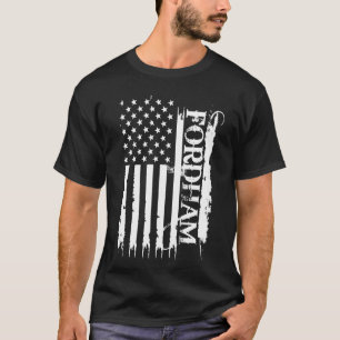 Fordham Verenigde Staten verontrust door Amerikaan T-shirt