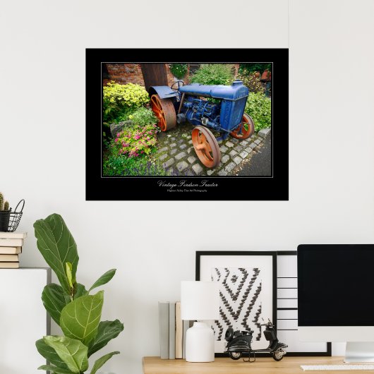 Fordson Tractor, poster in galerijstijl afdrukken (Thuiskantoor)