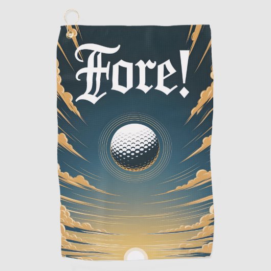 Fore Golf Handdoek (Voorkant)