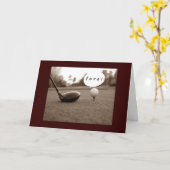 "FORE" OU AVEZ-VOUS DIT "40" CARTE D'ANNIVERSAIRE (Fleur jaune)