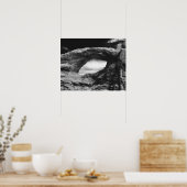 Foreboding rock formation poster (Keuken)