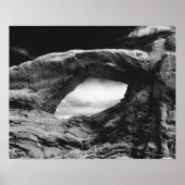 Foreboding rock formation poster (Voorkant)