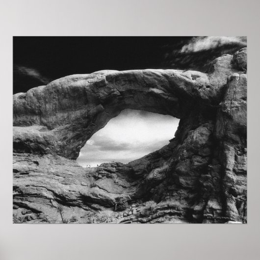 Foreboding rock formation poster (Voorkant)