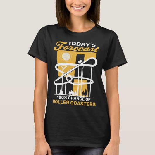 Forecast Roller Coaster T-shirt (Voorkant)