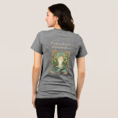 Forecasting Lovers' Fortunes Dwynwen's Well And Sa Tri-Blend Shirt (Achterkant volledig)
