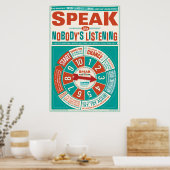 Foreign Language classroom poster (Speak like…) (Cuisine)