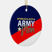 Forel Army Mam Ornament met aangepast Afbeelding (Rechts)