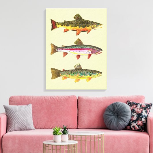 forel canvas afdruk (Insitu (Woonkamer))