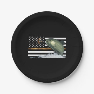 forel: Dunne lijnvlag Papieren Bordje