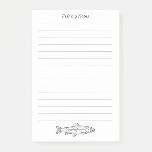 Forel en lijnen post-it® notes (Voorkant)