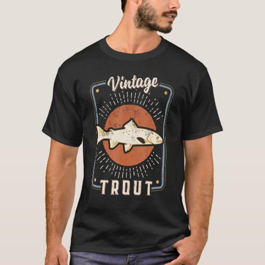 Forel Fish Retro Classic Animal Love T-shirt (Voorkant)