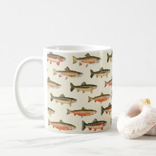 Forel Galore Cream Vissen Koffiemok