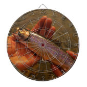 forel in handen dartbord (Voorkant)