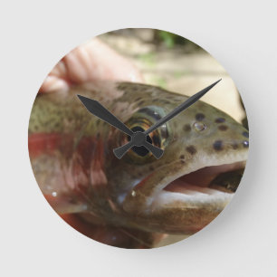 Forel in Handen Ronde Klok