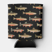 Forel op zwart blikjeskoeler (Voorkant)