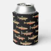 Forel op zwart blikjeskoeler (Blikje Achterkant)