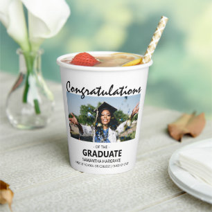 Forel ten opzichte van de Afstuderen   Foto Papieren Bekers