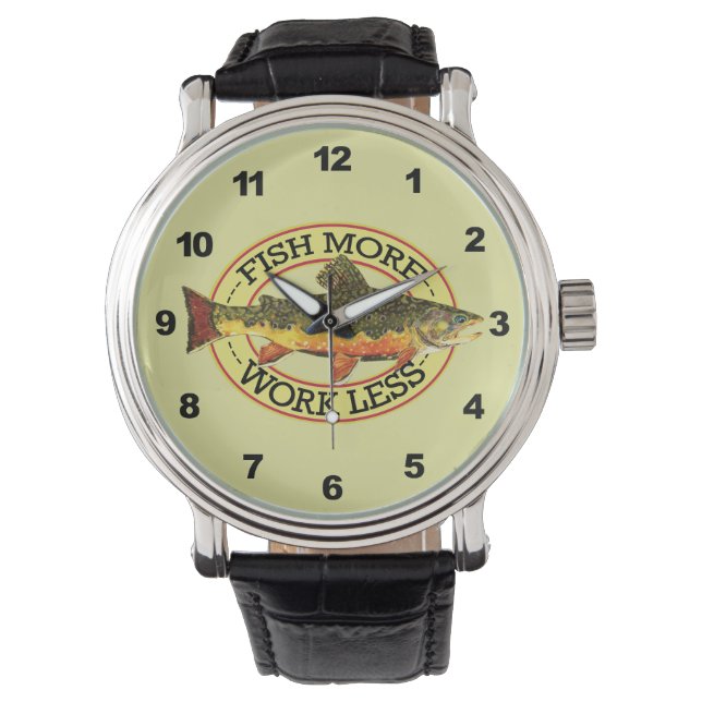 forel vissen meer horloge (Voorkant)