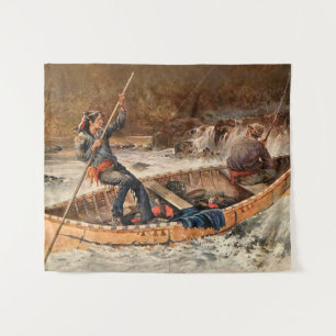 “Forel vissen” Westerse kunst van Frank Feller Wandkleed