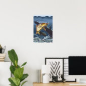 forel Vist dwarsdoorsnede - West-geelsteen, Poster (Thuiskantoor)