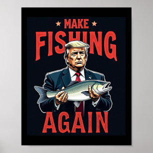 Forel Vist Grappige Trump Vis Vissen Poster