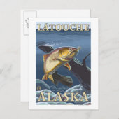 Forel Vist kruissectie - Latouche, Alaska Briefkaart (Voorkant / Achterkant)