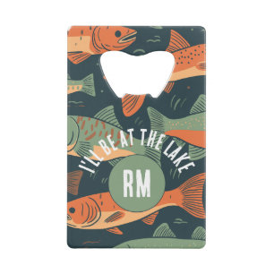 Forel Vist Monogram Kredietkaart Flessenopener