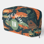 Forel Vist Monogram Toilettasje (Rechterhoek)