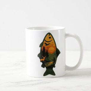 Forel Vlieg Vissen Outdoor Forest Natuur Wildlife Koffiemok