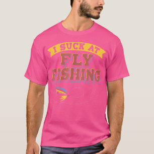Forel Vlieg Vissen Visser Vis Wader Rod Gevist T-shirt